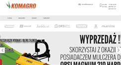 Desktop Screenshot of komagro.pl